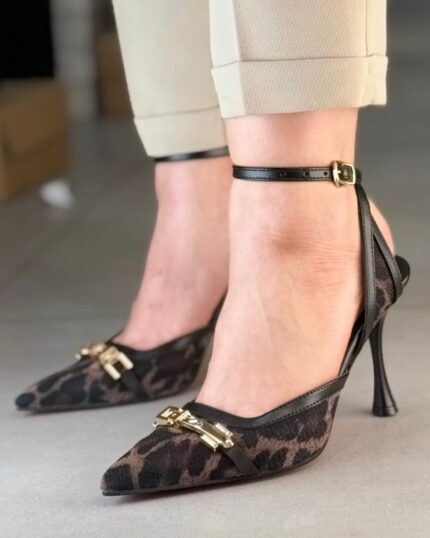 726 - پاشنه توري پلنگي 726